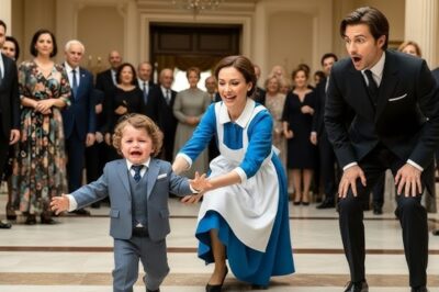 THE MILLIONAIRE’S BABY CRIED WHEN HE SAW THE CLEANING GIRL! HIS FIRST WORDS DEVASTATED EVERYONE-nana
