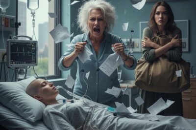 “Sign the donor form, you selfish brat! Your sister is d.y.i.n.g of cancer, and you’re jealous because she’s perfect!” My mother screamed at me in the ICU at 2 AM. She didn’t know I secretly took a DNA test 3 months ago. And the results in the red envelope I was holding would destroy this family forever.