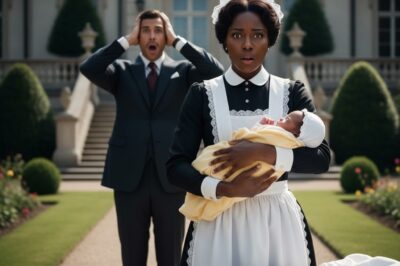 The billionaire arrived home unannounced and found his housekeeper next to a trash can with a baby—what he saw left him in shock.