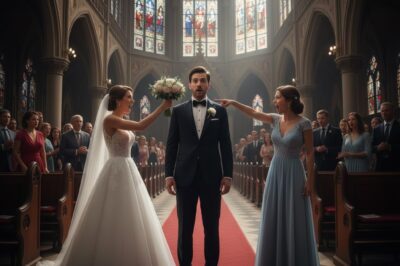 On my wedding day, I was about to say my vows when my maid of honor stood up and announced she was pregnant with my husband’s baby. 300 guests gasped. But instead of crying, I just smiled and said I’ve been waiting for you to finally tell everyone the truth. Her face went white. She had no idea what was coming next…