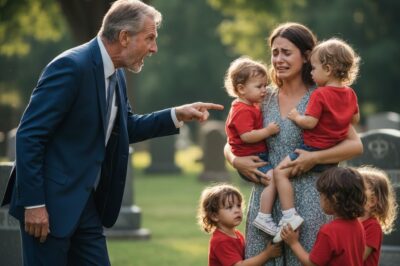 “WHAT ARE YOU DOING AT MY SON’S GRAVE?” the millionaire demanded of the weeping single mother.