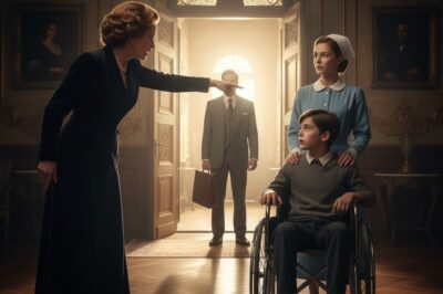 “Never humiliate him again!” — The millionaire freezes as he watches his wife mistreat the child in the wheelchair.