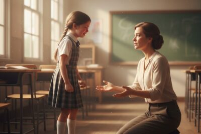 The girl whispered to her teacher: “I’m scared to go home! My stepfather always does that to me.” — That night, the police discovered a h0rrifying secret in the dark basement…