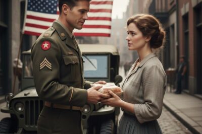 A German Mother, Desperate and Hungry, Quietly Approached a British Soldier Asking for Food—What Happened in the Next Few Minutes Went Far Beyond a Simple Act of Kindness, Revealing an Unexpected Moment of Humanity, Compassion, and Hope That Neither of Them Could Have Imagined in the Aftermath of War