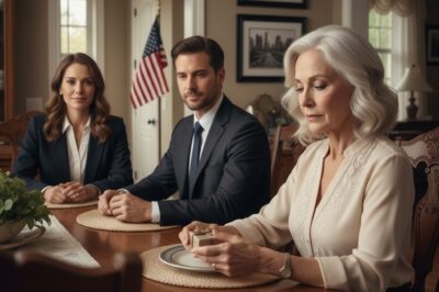 At their anniversary dinner, my daughter and son-in-law made it painfully clear that I wasn’t truly welcome. They laughed it off with small remarks, treated me like an afterthought, handed me a modest gift, and subtly suggested it was time for me to leave.  I didn’t argue. I didn’t defend myself. I didn’t raise my voice.  I simply opened the gift — and watched the entire room fall into an uneasy silence.  That was the moment everything quietly shifted.