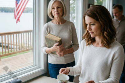 My daughter casually tossed my mother’s cherished porcelain set into the trash and said, ice-cold, “This is our house now. You’re just a guest here.” I didn’t argue or make a scene. I stepped outside, took a deep breath, called my lawyer, and started setting up one quiet move that would leave the whole family speechless.