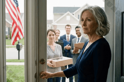 I was getting family dinner ready when my son texted me, “Mom, your name isn’t on the guest list.” I stayed calm, pulled up my bank statements, reviewed the expenses I’d been quietly covering, and contacted the bank to look into it and place a temporary hold on some related transactions. But the next morning, my daughter-in-law showed up at my door with a few people with her, and that’s when I finally understood how they’d been seeing me all along.