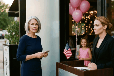 When I arrived at my granddaughter’s birthday dinner at the restaurant, the hostess leaned in and quietly said, “I’m sorry… your name isn’t on the reservation list.” I froze, because I’d quietly paid $5,000 to make sure tonight went smoothly. I didn’t argue, and I didn’t make a scene. I simply stepped aside, pulled out my phone, and calmly made one call, and suddenly the seating changed and someone had no choice but to step up and explain.
