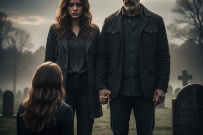 At a quiet cemetery, a single father visited his late father’s grave, unaware that a stranger would approach him with a message that seemed impossible. What she shared that day slowly unfolded into a truth he never expected, reshaping how he saw his family, his past, and his future. The encounter left him stunned, humbled, and forever changed in ways no one could have anticipated.