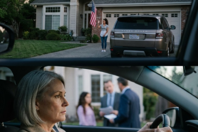 After a year of silence, my daughter suddenly invited me to dinner. The moment I reached the door, the maid gently caught my hand and whispered, “Please don’t go in. Leave now.” I still assumed it had to be some kind of misunderstanding, until I saw the curtains shift and heard a dry, unsettling noise from inside. Instinct kicked in. I stepped back, got into my car, and watched from a distance. Five minutes later, I finally understood why.