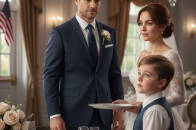 During an elegant wedding reception, a young boy helping with the food paused when a familiar face caught his attention. The bride quietly reminded him of someone from his past. As the moment unfolded with gentle emotion and unspoken memories, the groom made a thoughtful decision that subtly changed the atmosphere and left a lasting impression on everyone present.