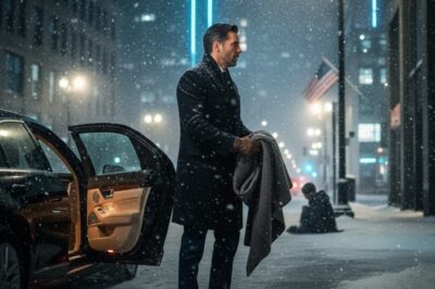 “‘Please,’ she whispered softly, asking him to help her little sister first. A successful CEO paused for a shivering 10-year-old on a quiet street, never expecting a surprising discovery about the child’s health and family situation that would completely change his priorities, reshape his outlook on life, and unfold an emotional story by the next morning.”