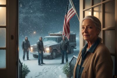 “During a fierce snowstorm, I locked eyes with nine mysterious shapes moving through the blizzard. With my heart racing, I opened the door and discovered something completely unexpected that transformed a terrifying, frozen night into a story of awe, curiosity, and a magical moment I would never forget.”