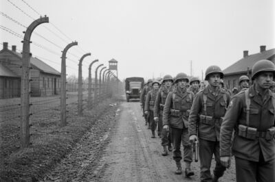 When American soldiers entered Dachau, they were not prepared for what they found behind its gates. The discovery shattered expectations and left many deeply shaken. What happened next was not written in simple terms of victory or justice, but in raw human emotion, moral struggle, and decisions made in the immediate aftermath. This is the tense, rarely discussed account of how U.S. troops reacted in those first unforgettable hours.