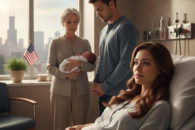 After I gave birth and was still exhausted and asleep, my mother-in-law suddenly rushed into the hospital room, triggering an unbelievable incident that filled the space with tension, judgmental stares, and a heartbreaking moment that became an unforgettable memory in my journey of becoming a mother.