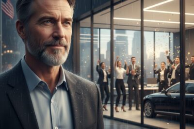 I drove four hours through a storm to see my son celebrate his company’s IPO, only to be barred at the entrance as a “trespasser” and security risk. What he didn’t know was that I funded his startup years ago, owned the majority stake, and could legally cancel the IPO in an instant, teaching him a lesson about pride, respect, and real success.