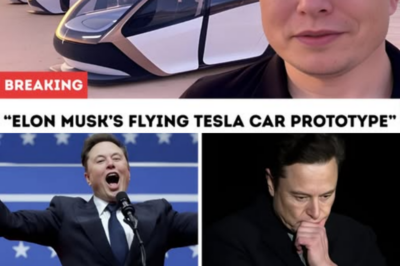 Elon Musk unveils the flying Tesla car prototype, a groundbreaking leap that could redefine the future of travel