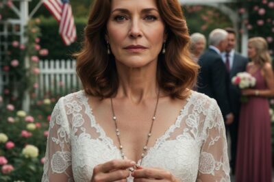 At my daughter’s $32,000 garden wedding, she calmly told us that we were no longer part of the plan. I didn’t argue or make a scene. I simply walked away, holding her grandmother’s necklace in my hand. What came next wasn’t about conflict or blame, but about the small details people overlook — and how family relationships can quietly shift in ways no one expects.