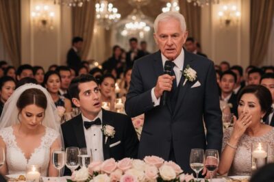 In the middle of the wedding, my mother-in-law announced, “The apartment will go to our son only. She won’t receive a share.” The room fell silent. Then my father, a long-distance driver, spoke up calmly: “Now it’s my turn.” What he said next left her without a word…