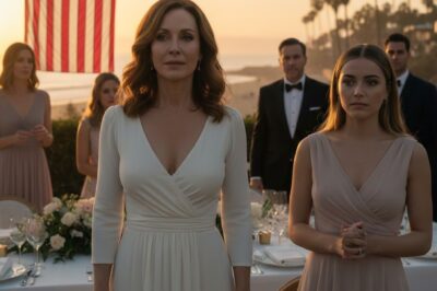 During my son’s wedding, with nearly 200 guests watching, the mood in the room slowly began to change. My daughter-in-law made an unexpected request involving my beach house. Instead of reacting, I stayed calm and made one quiet phone call. Just minutes later, a man walked in — and the entire room fell silent as assumptions crumbled and emotions rose in ways no one had anticipated.
