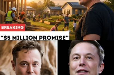 Elon Musk’s $5 Million Promise: Building Homes, Restoring Hope, and Rewriting Futures
