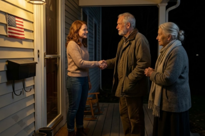 An elderly couple pretended to be homeless to test their children. But only the daughter-in-law the whole family disliked the most opened the door, fed them, made them a bed, and sheltered them through a freezing night. Then, when they revealed the truth afterward, the entire family went silent, unable to say a word.