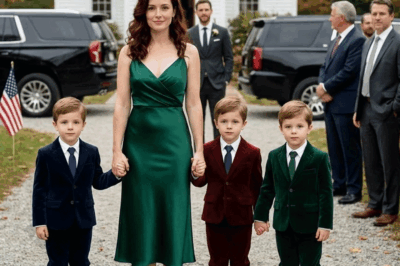 I brought my 4-year-old triplets to my ex-husband’s wedding after 4 years of separation, when his family believed the invitation would make me feel uncomfortable in front of everyone, but the moment the three identical children walked into the ceremony and looked toward the groom’s side, the whole room suddenly went quiet and then stirred over an unexpected detail that made everyone look again