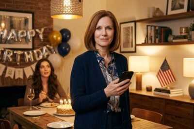 On My Birthday, My Daughter-in-Law Suggested It Was Time for Me to Pack My Bags—Everyone Assumed I Would Quietly Leave, But I Stepped Outside and Made One Calm Phone Call That Quickly Changed the Mood in the House and Led to a Moment the Whole Family Would Never Forget