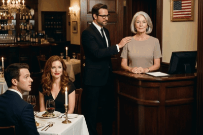 In the most upscale restaurant in the city, my daughter-in-law tossed out a line that froze the whole table: “Mom, this place doesn’t really suit you. McDonald’s would suit you better.” I didn’t argue. I just smiled, calmly looked toward the host stand, and said, “Please call the manager. I’d like to sit at the owner’s table.” When the VIP room door opened, the owner stepped out, put an arm around my shoulder, and said one sentence that left my son speechless.