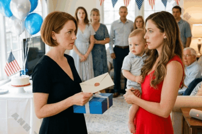 After my husband’s funeral, I went to my sister’s baby’s first birthday party when she suddenly claimed the boy was my husband’s son, showed me a will, and demanded half of my $800,000 house as inheritance. I simply nodded, said, “Oh, I understand,” and tried not to laugh, because she had no idea about the final secret my husband had left behind.