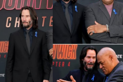 BREAKING NEWS: Keanu Reeves and Laurence Fishburne honor Lance Reddick in an emotional moment at the John Wick 4 premiere
