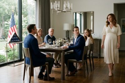 After a Long Night Out, He Walked Into the Family Meeting Expecting Everything to Feel Normal — But His Pregnant Wife’s Calm, Unexpected Entrance Quietly Changed the Energy in the Room, Turning Small Talk Into an Awkward Silence as New Details Came to Light and Unspoken Questions Began to Surface, Hinting at Changes That Could Reshape Their Relationship and Future in Ways No One Saw Coming