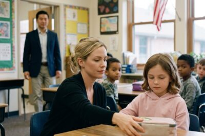 A Quiet Classroom Moment Involving a Young Student’s Lunch Caught Everyone’s Attention — But No One Saw What Was Coming Next. What Seemed Like Just Another Ordinary Day Took a Meaningful Turn When a Visitor Walked In, Gently Shifting the Mood and Reminding Everyone of the Importance of Kindness, Respect, and Looking Beyond First Impressions
