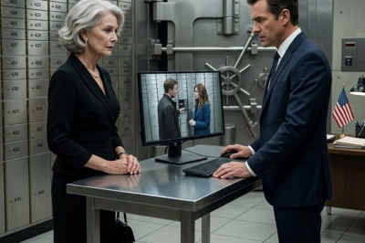 At last, I was able to open the safe my late husband had left behind, thinking I would find nothing more than a few old papers forgotten over the years. But right there at the bank, the manager suddenly lowered his voice and told me that someone had quietly tried to get into it before I did. And when the security camera footage appeared on the screen, I was stunned to realize that inside that safe, it was not only papers being kept there, but also a truth so devastating it could shatter everything I had ever believed.