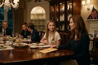 My father has long had a quiet connection to my husband’s family business — something I’ve never really talked about. I’ve always preferred to let people see me for who I am, without assumptions.  One evening, during a calm dinner with his parents, I found myself paying close attention to the little things — the tone, the questions, the way I was included. Then, at one point, they gently slid an envelope across the table… and the moment took a turn I hadn’t quite expected.