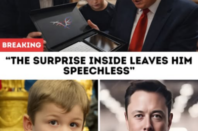 BREAKING: Trump Receives Gift From Elon Musk and Son — The Surprise Inside Leaves Him Speechless