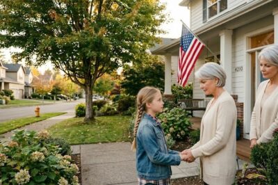 After my son left for a business trip, my granddaughter came home one evening, quietly took my hand, and told me she wanted to talk about something that had been bothering her. At first, I thought she was just tired or a little worried. But as she slowly explained what had happened while her father was away, I began to realize there was more to the situation than I had expected.