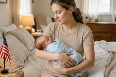 THREE DAYS AFTER GIVING BIRTH, MY HUSBAND TOOK CAR ENJOY DINNER.LEFT ME ALONE—THEN I CALLED MY DAD.