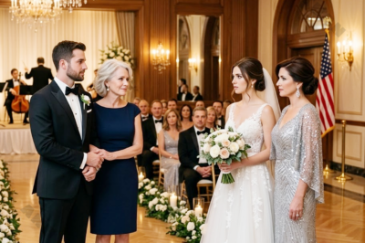 My son heard his mother-in-law speaking contemptuously about me right there at the wedding, then saw with his own eyes the bride laugh as if it were all just some kind of joke. Just minutes later, he made an unexpected decision that left the entire room silent, bringing the ceremony to an end in a way no one saw coming. And what he did the following morning left her family with no way to deny any of it.