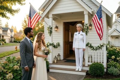 The night before my son’s wedding, the dress I had planned to wear was no longer usable, and for a moment I wasn’t sure what I would do for the ceremony. But when the chapel doors opened the next day, I walked in wearing my Navy whites with two stars on my shoulders. The quiet reaction from the guests and the wedding party changed the atmosphere in a way no one had expected.