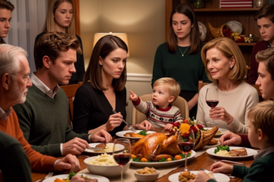 I never imagined that the words that would leave me speechless would come from my own three-year-old son, right in the middle of a family dinner. He pointed at me and repeated something he had heard from an adult, while my mother-in-law simply smiled as if there were nothing worth mentioning. But what hurt the most was that my husband just sat there in silence, leaving me alone to bear the weight of everyone’s eyes at the dinner table.