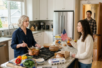“Get out of my kitchen right now!” my daughter-in-law shouted right in my face in my own home, while she was using my pots, my food, and my kitchen to cook for her family. My son even chimed in to back her up, as if everything was completely on their side. But before he could even finish his sentence, an unexpected turn of events made the whole house fall silent.