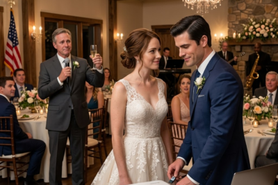 At my own wedding, my dad took the microphone, raised his glass, and made a joke about his daughter “finally finding a man patient enough to walk with her all the way to the end.” A few guests laughed, thinking it was just a lighthearted moment. But my fiancé didn’t laugh along. He walked over to the projector, started a video, and then said softly, “Today is beautiful, but only when everyone sees the whole story does it truly mean what it should.”