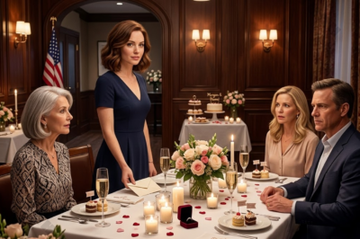 At my sister’s engagement party, my mother smiled as she introduced me to the groom’s family as “the other daughter,” the one who only did cleaning work, while my father coldly said that they no longer had much hope for me. But the moment the groom’s mother looked closely and realized who I was, the entire table suddenly fell silent, and my mother’s face changed as well.