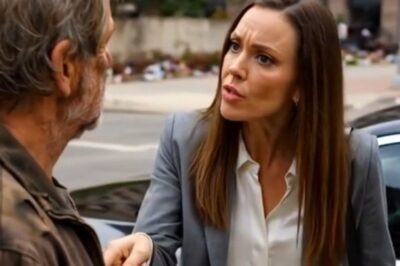 A Successful Businesswoman Firmly Stops a Homeless Man from Touching Her Luxury Car — But Pauses When She Notices the Bracelet on His Wrist, Leading to a Moving Story About Family, Loss, and Quiet Strength That Gently Challenges Her First Impression and Reminds Us How Easily We Misjudge Others Based Only on What We See.