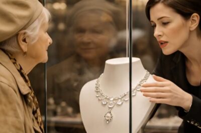 The Old Lady Quietly Admired A Diamond Necklace In A Luxury Store Until A Saleswoman Misjudged Her And Spoke Without Thinking Not Realizing She Was The True Owner Of The Entire Building Quietly Observing How People Treat Others Based On What They See