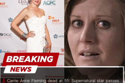 Carrie Anne Fleming is being remembered by fans after news of her passing at 51, with updates sharing details about her final days and reflecting on her work on Supernatural, as tributes continue to highlight her contributions to television and the impact she made on audiences.