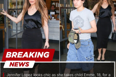 Jennifer Lopez was spotted in Beverly Hills looking effortlessly chic while accompanying her child Emme Muñiz to a high-end salon visit, with the outing quickly catching fans’ attention as photos circulated online showcasing her polished style and relaxed appearance.