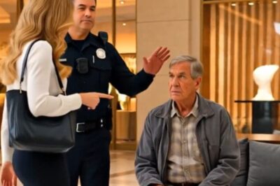 Wealthy Woman Calls Security On A “Suspicious” Elderly Man Sitting Quietly At A Luxury Mall — But Everything Changes When A Medal Around His Neck Reveals A Forgotten Story Of Courage, War, And Sacrifice That Leaves Everyone Shocked And Forces Her To Confront The Truth About Judging Someone Only By Their Appearance