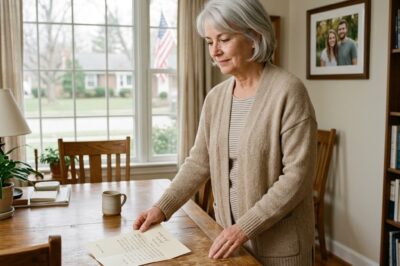 After My Son’s Wife Shared That Marriage Sometimes Feels Like Joining the Whole Family, I Chose Not to Argue but to Reflect. While They Were Away, I Quietly Took Time for Myself and Left a Thoughtful Letter Behind—Hoping to Encourage Better Understanding, Healthier Boundaries, and Mutual Respect as We All Continue Learning What Family Truly Means